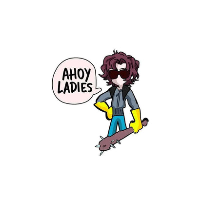 Ahoy Ladies Sticker - STICK IT UP