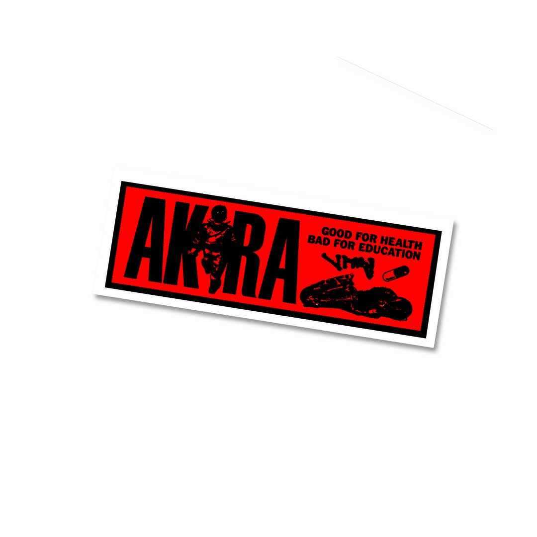 Akira Sticker waterproof vinyl decal for laptop, bike, car & bottle