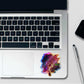 Alien on moon Holographic Stickers waterproof vinyl decal for laptop, bike, car & bottle