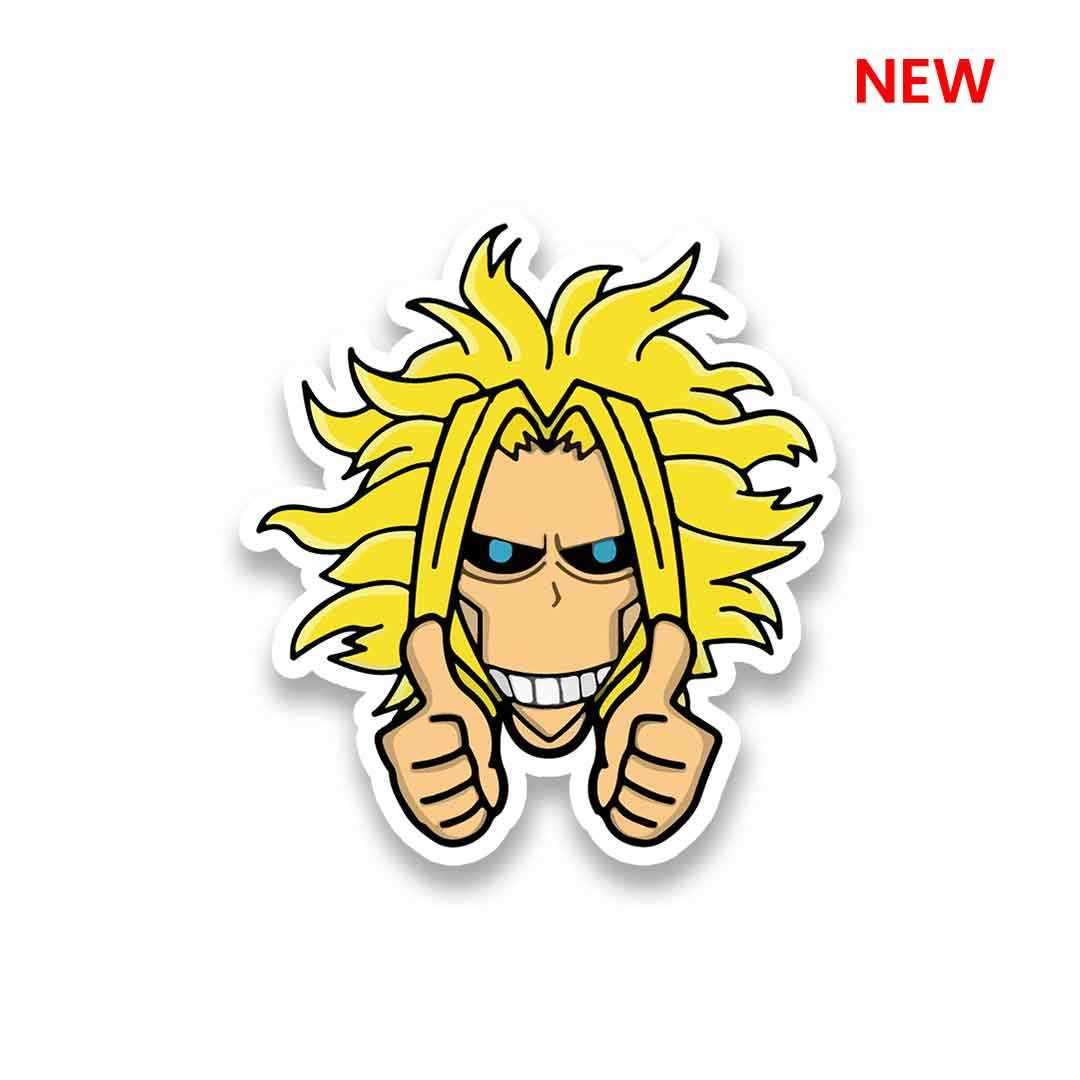 Almighty Sticker waterproof vinyl decal for laptop, bike, car & bottle
