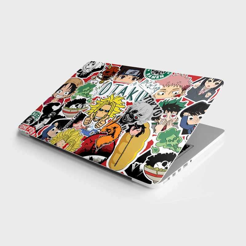 Anime collection Laptop Skin waterproof vinyl decal for laptop, bike, car & bottle