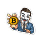 Anonymous Trader Sticker waterproof vinyl decal for laptop, bike, car & bottle