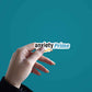 Anxiety prime Sticker waterproof vinyl decal for laptop, bike, car & bottle