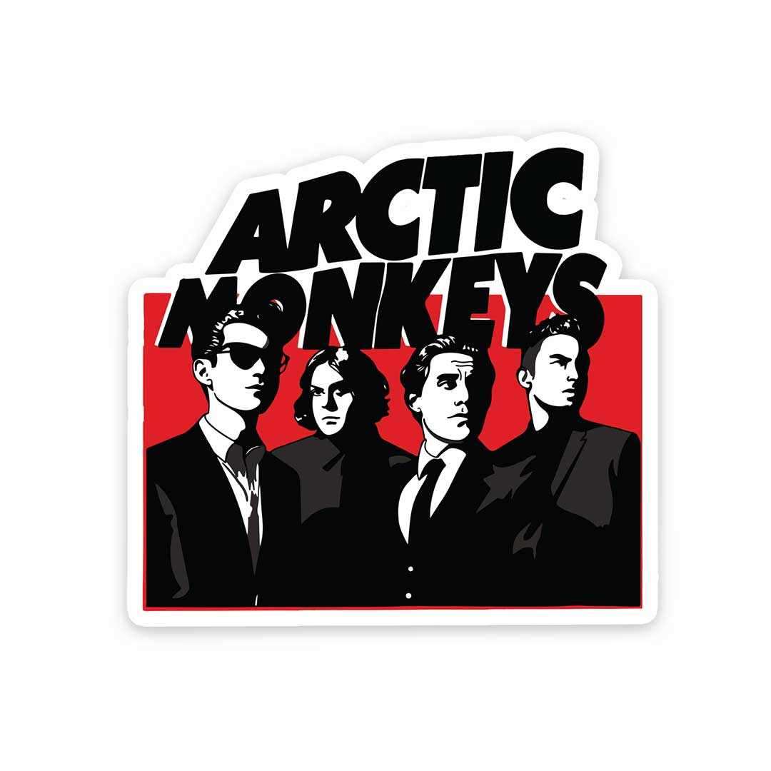 Arctic monkeys Sticker waterproof vinyl decal for laptop, bike, car & bottle