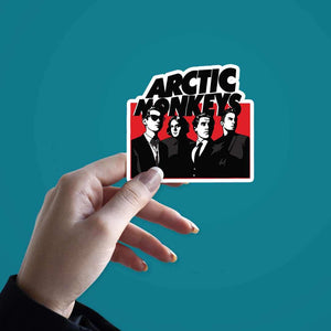 Arctic monkeys Sticker waterproof vinyl decal for laptop, bike, car & bottle