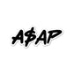 ASAP Sticker waterproof vinyl decal for laptop, bike, car & bottle