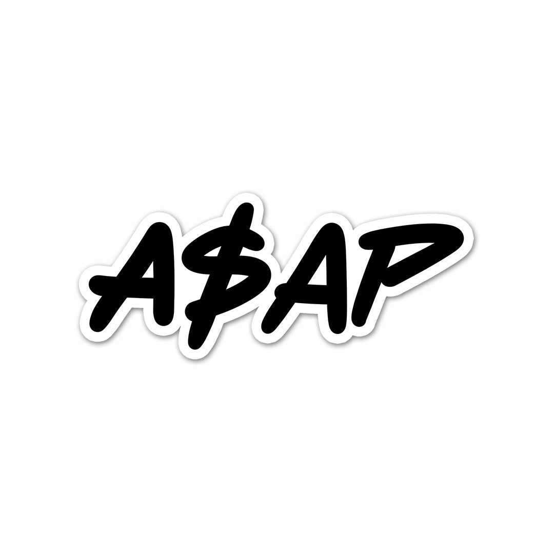 ASAP Sticker waterproof vinyl decal for laptop, bike, car & bottle