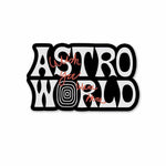 Astro World Sticker waterproof vinyl decal for laptop, bike, car & bottle