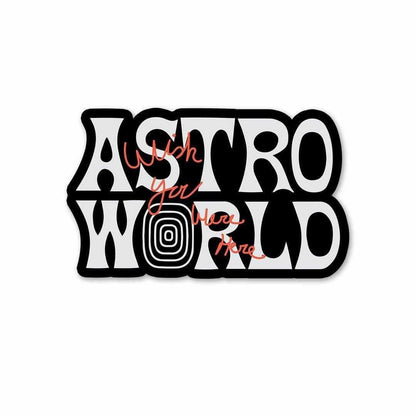 Astro World Sticker waterproof vinyl decal for laptop, bike, car & bottle