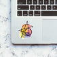 Avengers Tattoo Sticker waterproof vinyl decal for laptop, bike, car & bottle