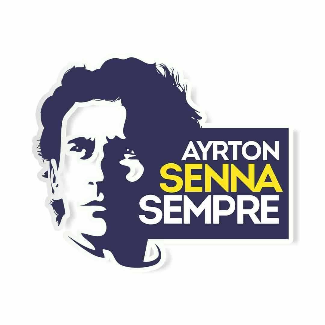 Ayrton Senna Sempre Sticker - Stickers | STICK IT UP