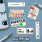 Back to Office Sticker Pack [15 Sticker] waterproof vinyl decal for laptop, bike, car & bottle