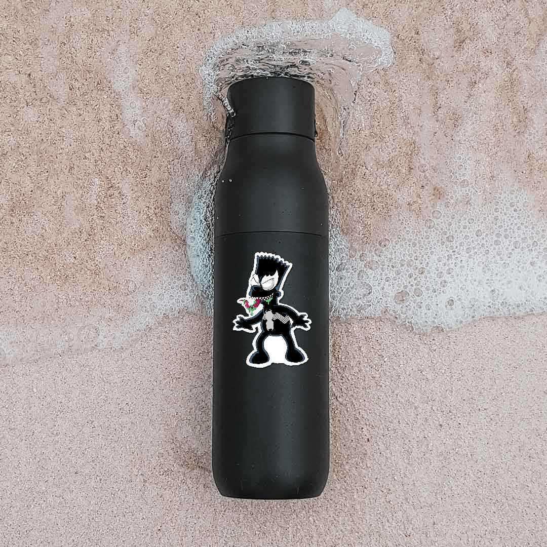 Bart Venom Sticker waterproof vinyl decal for laptop, bike, car & bottle