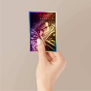 Beserk Holographic Stickers waterproof vinyl decal for laptop, bike, car & bottle