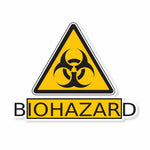 B.IOHAZAR.D Sticker waterproof vinyl decal for laptop, bike, car & bottle