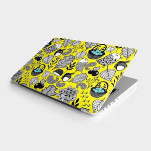 Bird yellow Laptop Skin waterproof vinyl decal for laptop, bike, car & bottle