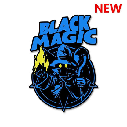 BLACK MAGIC Sticker waterproof vinyl decal for laptop, bike, car & bottle