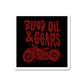 Blood Oil & Gears Sticker waterproof vinyl decal for laptop, bike, car & bottle