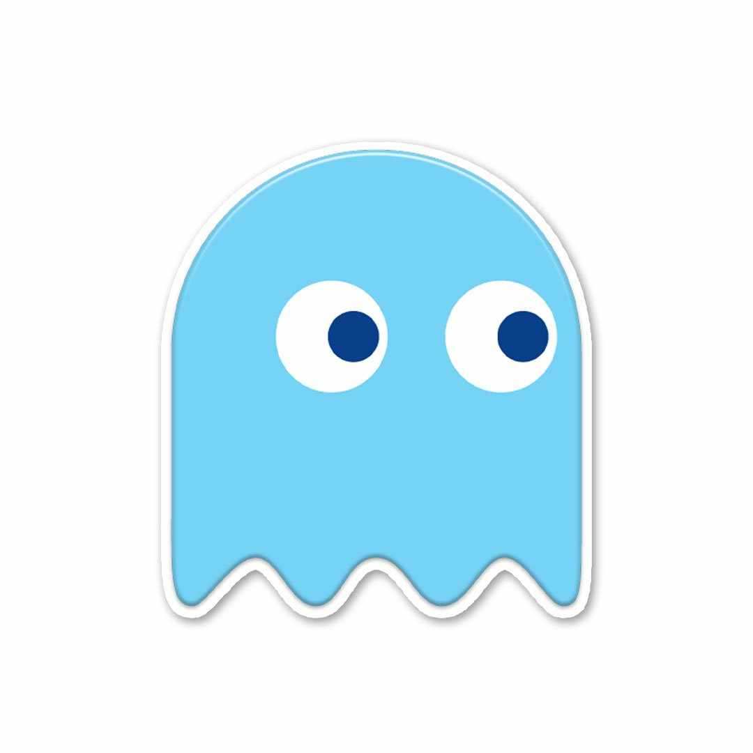 Blue Pacman Sticker - Stickers | STICK IT UP