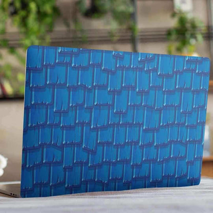 Blue Pattern Laptop Skin waterproof vinyl decal for laptop, bike, car & bottle