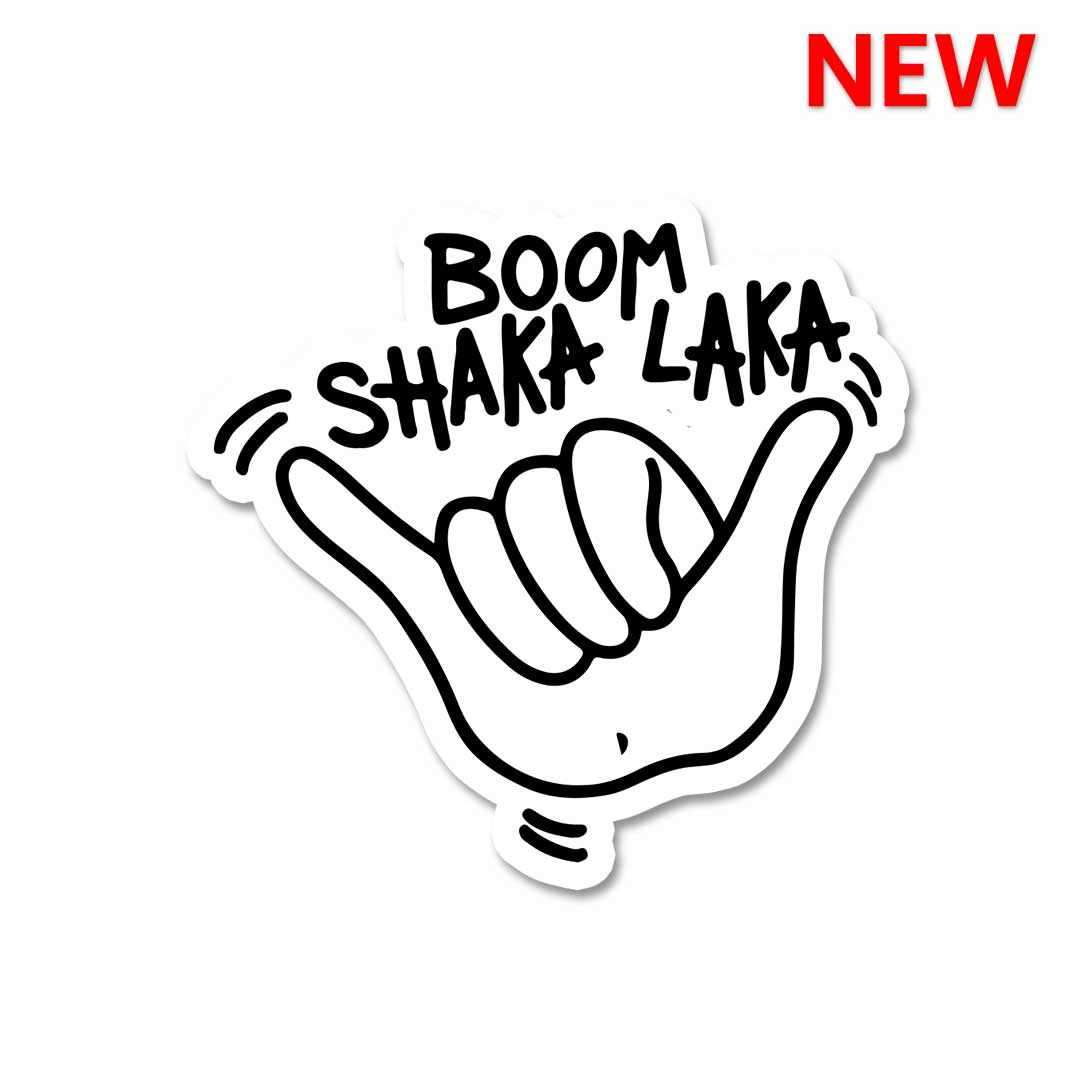 Boom SHAKA - LAKA Sticker waterproof vinyl decal for laptop, bike, car & bottle