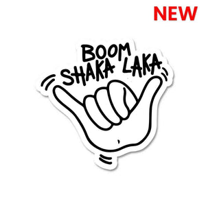 Boom SHAKA - LAKA Sticker waterproof vinyl decal for laptop, bike, car & bottle