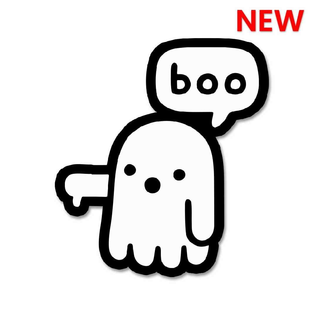 BOOO Sticker - Stickers | STICK IT UP