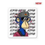 Bored Ape V1 Sticker waterproof vinyl decal for laptop, bike, car & bottle