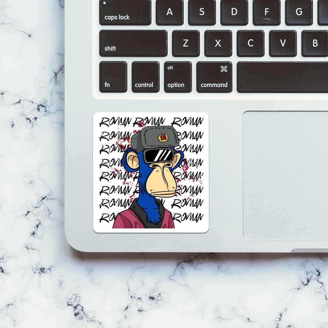 Bored Ape V1 Sticker waterproof vinyl decal for laptop, bike, car & bottle