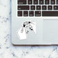 Brain Weed Sticker waterproof vinyl decal for laptop, bike, car & bottle