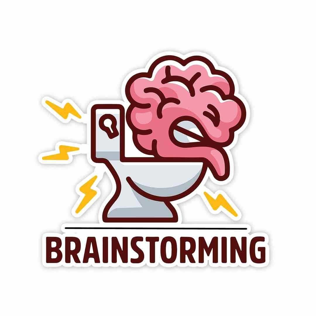 Brainstorming Sticker - Stickers | STICK IT UP