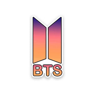 BTS Sticker waterproof vinyl decal for laptop, bike, car & bottle