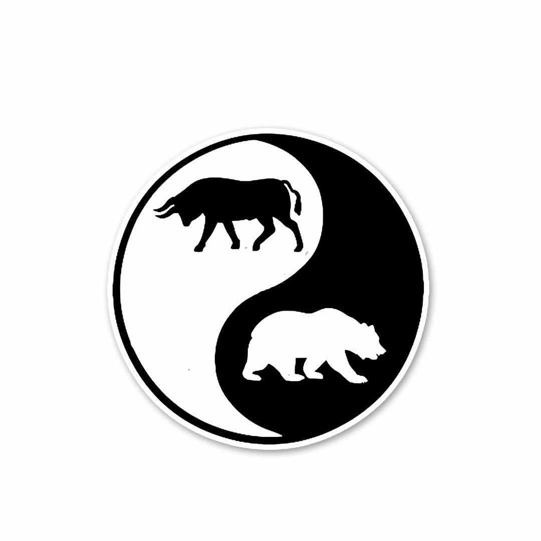 Bull and Bear Sticker - Stickers | STICK IT UP