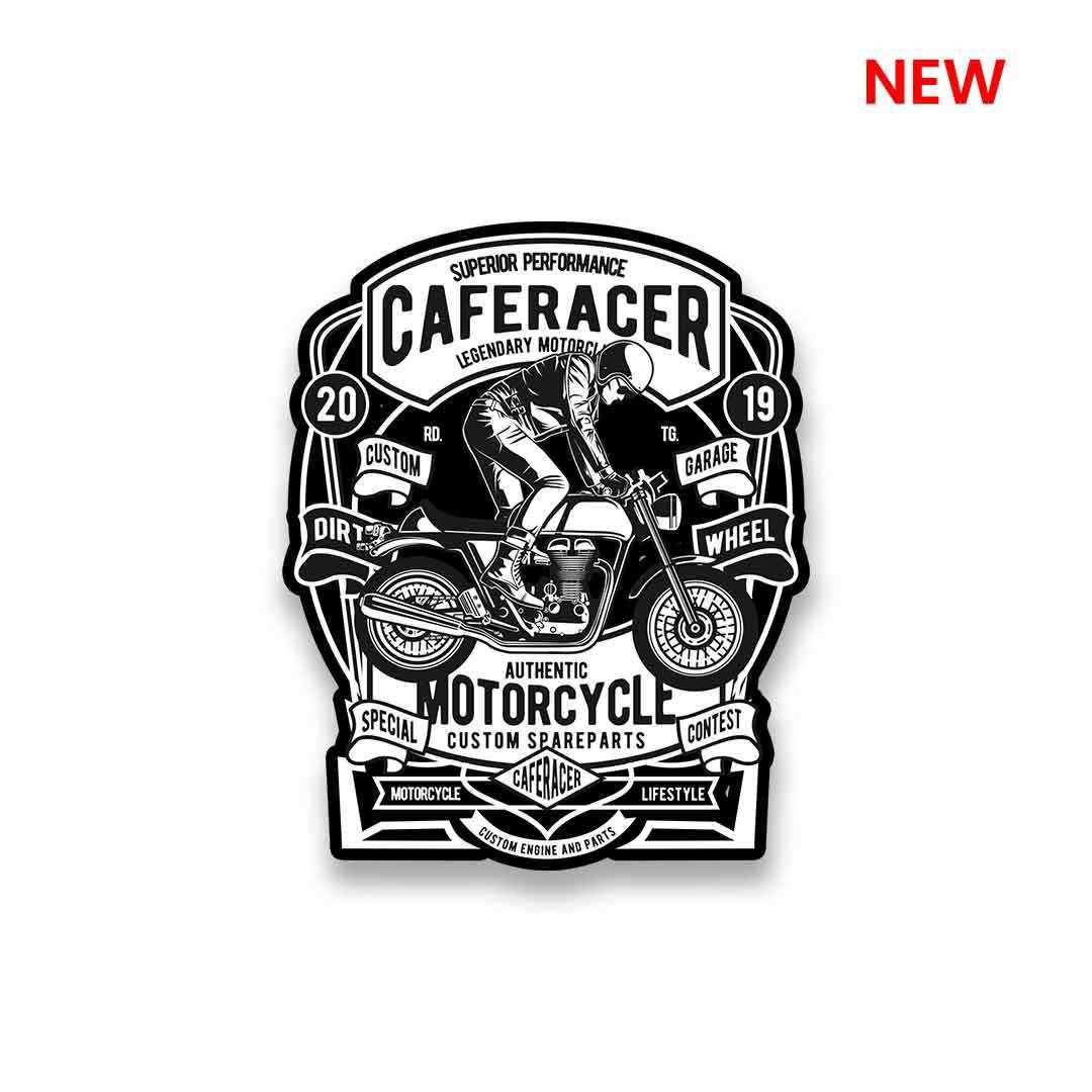 Cafe Racer Motorcycle Sticker - Stickers | STICK IT UP