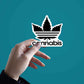 Cannabis Sticker waterproof vinyl decal for laptop, bike, car & bottle