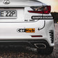Car Hub Bumper Sticker waterproof vinyl decal for laptop, bike, car & bottle