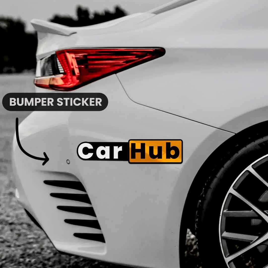 Car Hub Bumper Sticker - STICK IT UP