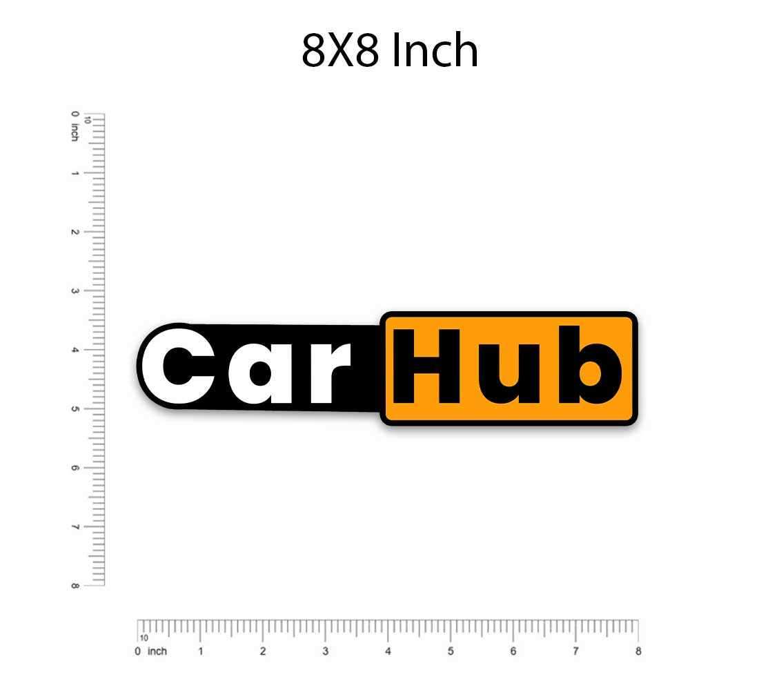 Car Hub Bumper Sticker - STICK IT UP