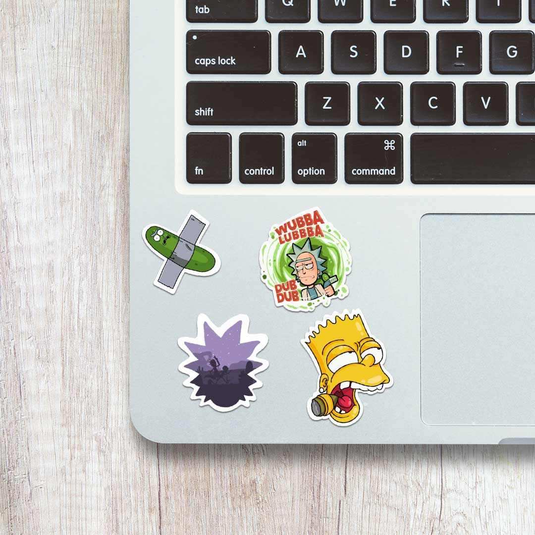 Cartoon Mini Sticker Sheet waterproof vinyl decal for laptop, bike, car & bottle