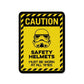 Caution Sticker waterproof vinyl decal for laptop, bike, car & bottle