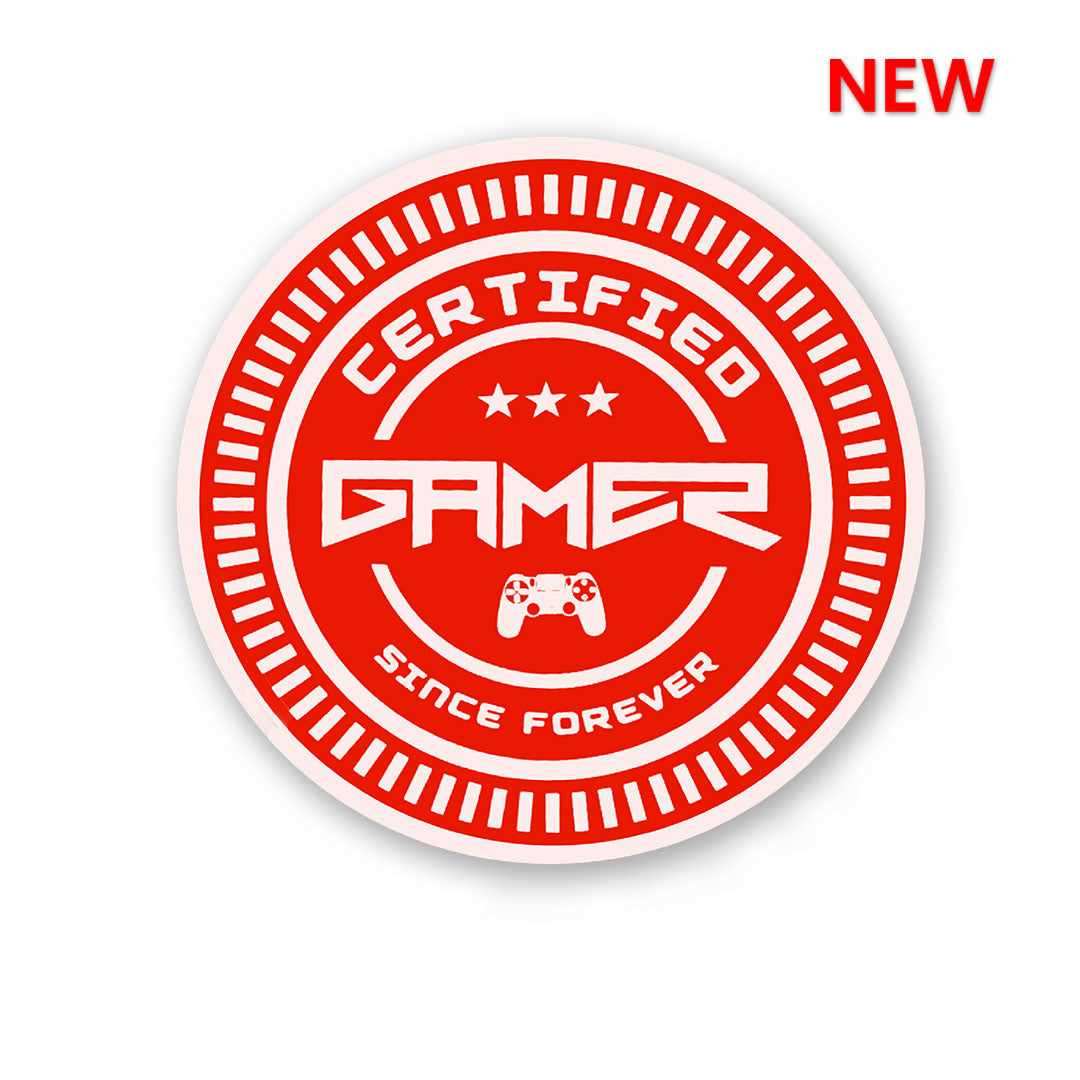 Certified Gamer Sticker - Stickers | STICK IT UP