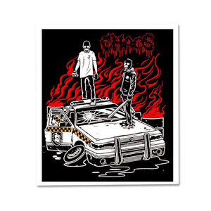 CHAOS Sticker waterproof vinyl decal for laptop, bike, car & bottle