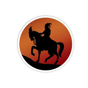 Chatrapati Shivaji Maharaj Sticker waterproof vinyl decal for laptop, bike, car & bottle