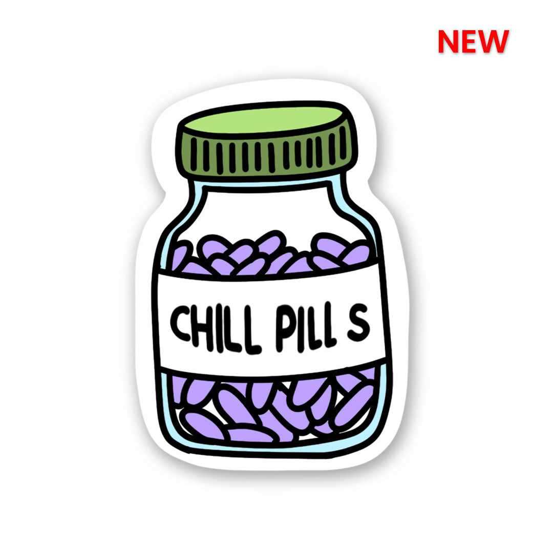 Chill Pill Sticker - Stickers | STICK IT UP