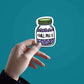 Chill Pill Sticker waterproof vinyl decal for laptop, bike, car & bottle