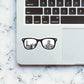 City Glasses sticker waterproof vinyl decal for laptop, bike, car & bottle