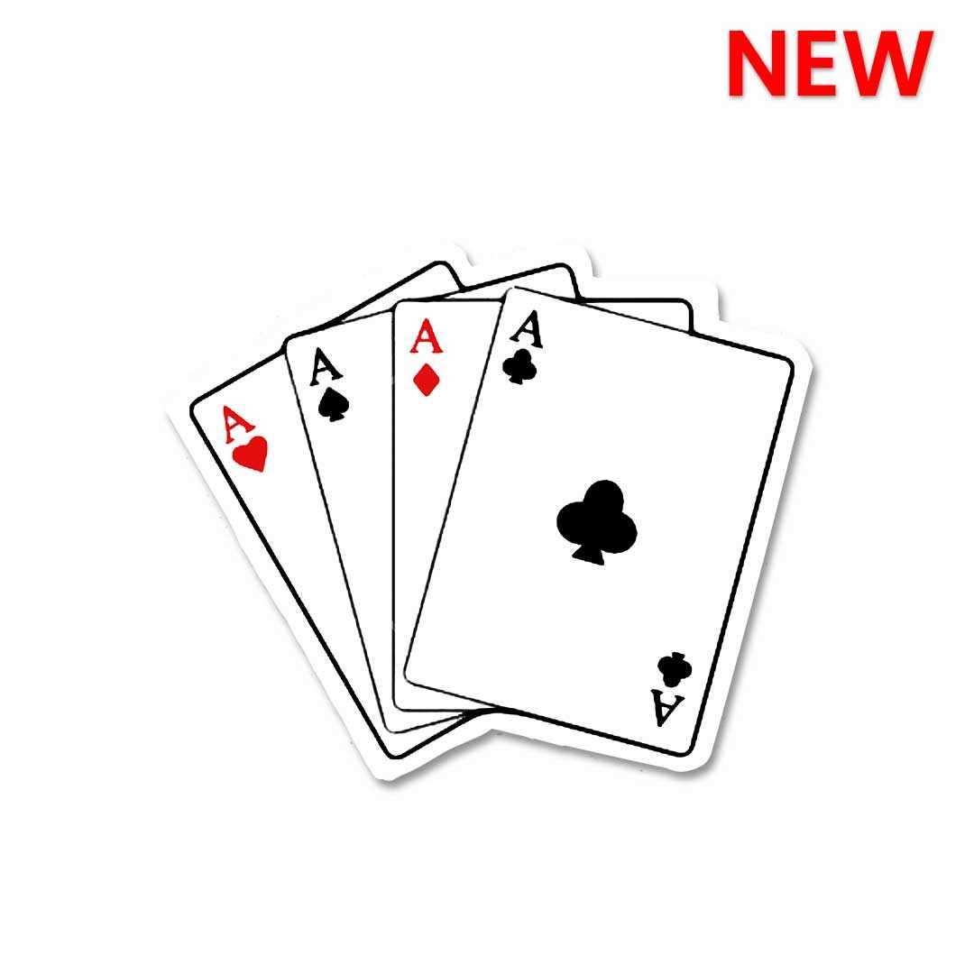 Clubs Card Sticker - Stickers | STICK IT UP