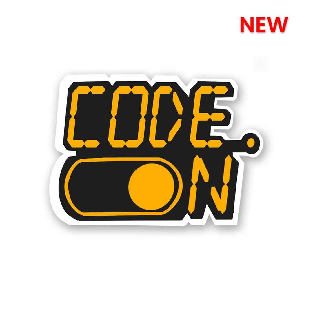 Code On Sticker - Stickers | STICK IT UP