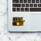 Code On Sticker waterproof vinyl decal for laptop, bike, car & bottle