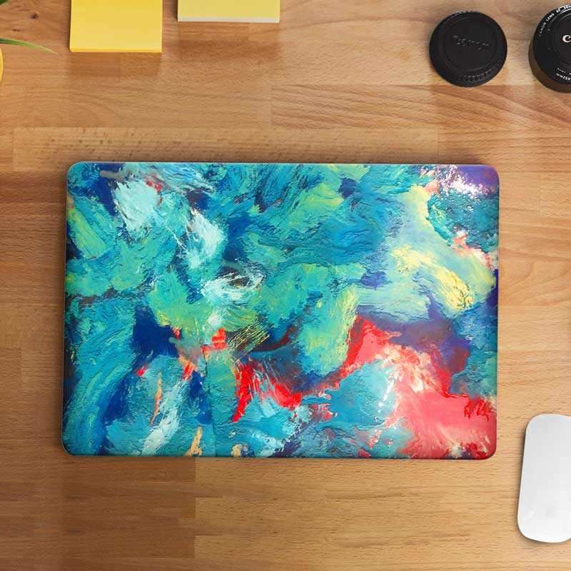 Color Splash Laptop Skin waterproof vinyl decal for laptop, bike, car & bottle